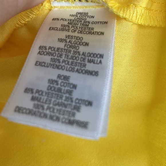 SWEET HEART ROSE YELLOW DAISY SPRING DRESS SIZE 12 Months - Picture 6 of 9